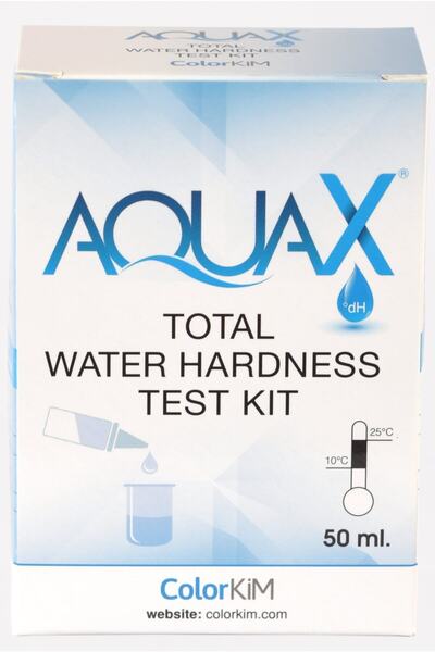 COLORKİM Yerli, 50 Ml Aquax - Toplam Su Sertliği, Sertlik Test Kiti.