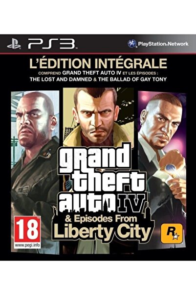 Sony Ps3 Grand Theft Auto 4 Episodes From & Liberty City Comple Edıtıon - Orjinal Oyun - Sıfır Jelatin