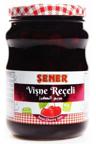 Şener Reçel %45 Meyve 1500 Gr Vişne Reçeli