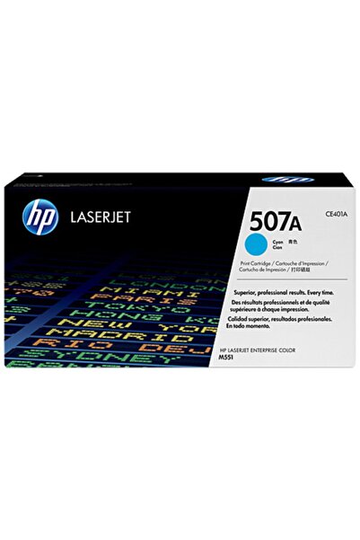 HP Ce401a Γνήσιο Μπλε Τόνερ 507a