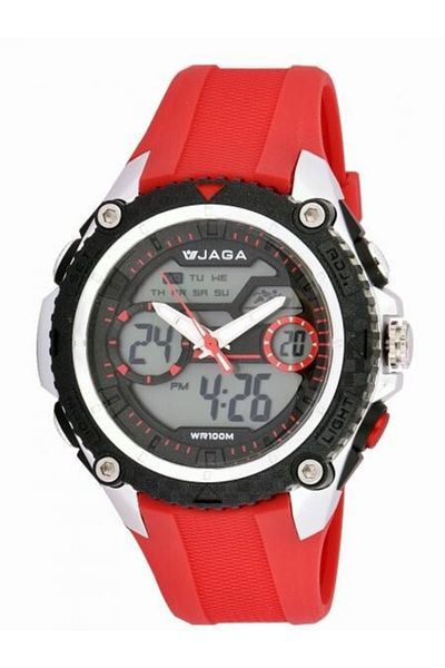 Jaga Ad1146 Men's Wristwatch Analog-Digital 10 Atm Waterproof 901