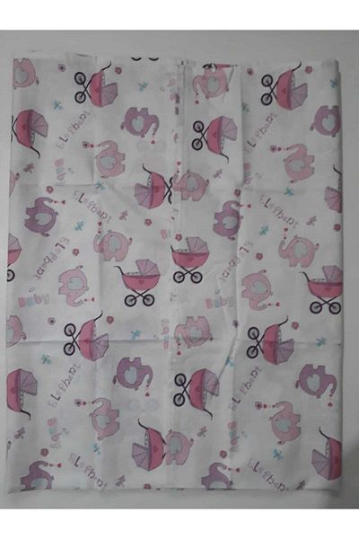 Dodo Baby Dodobaby Elephant Patterned Stroller Cover Pink