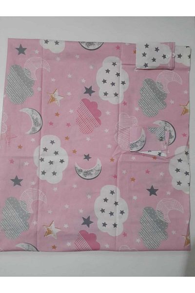 Dodo Baby Dodobaby Star Patterned Stroller Cover Pink