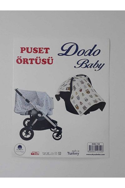 Dodo Baby Dodobaby Star Patterned Stroller Cover Pink