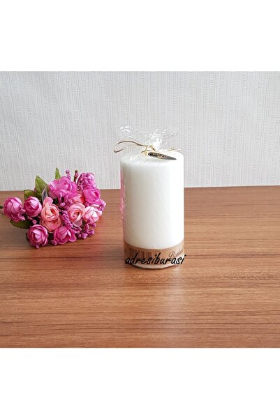 Genel Markalar Bozkurt Kütük Mum Beyaz-12 X 7 Cm. Kaliteli Ürün -aynı Gün Kargo