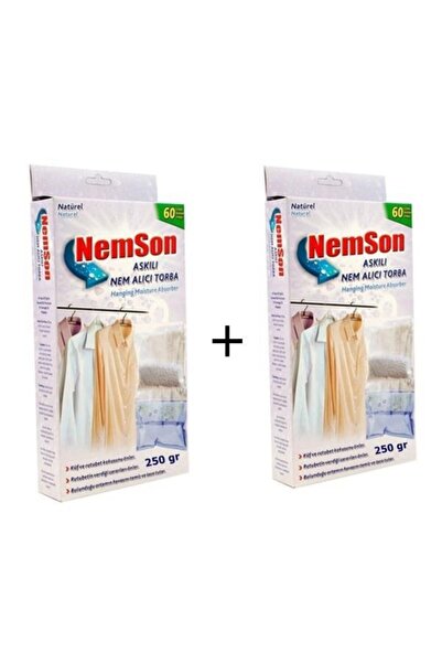 Saban Nem Alıcı Koku Küf Giderici Dolap Içi Askılık 250 Gr 2 Adet