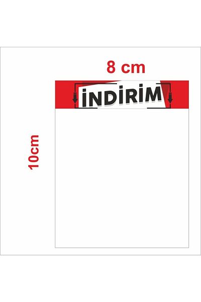Saray Shelf Label 8 Cm 10 Cm 50 Pieces 350 gr