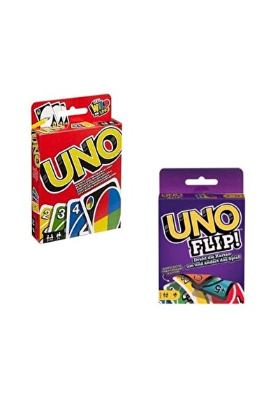 Uno Uno -uno Flip Oyun Kartları