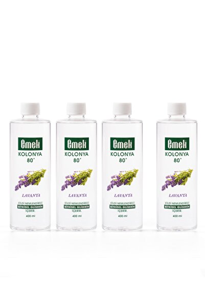 Emek Gliserinli Kolonya Lavanta 400 Ml - 3 Alana 1 Bedava