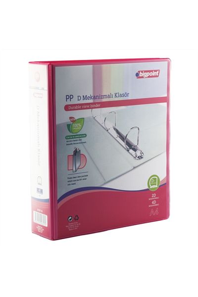 Bigpoint Folder cu mecanism 4D 7 cm Roșu