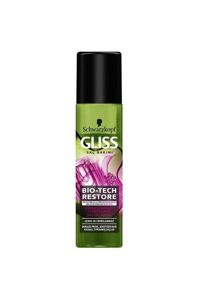 Gliss Schwarzkopf Bio-tech Restore 200 Ml Conditioner - Pack of 2 (Sensitive Damaged Hair)