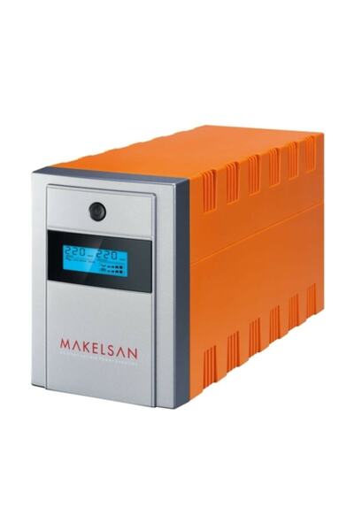 MAKELSAN Lıon X 1500va Lcd Ekranlı Uzun Ömürlü Akü (2x 9ah) 5-10dk Usb Giriş,