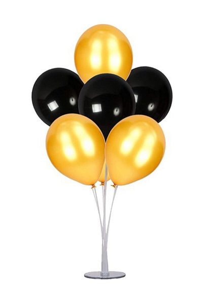 Happyland Balloon Decoration Stand 2 Pieces 7 Rod Set Domestic Production 75 cm
