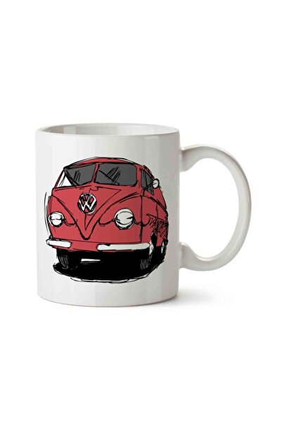 ART HEDİYE كوب فولكس فاجن ميني باص مطبوع على الجانبين