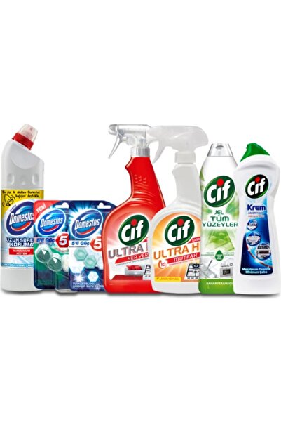Cif - Domestos Avantajlı Temizlik Paketi 1 Set