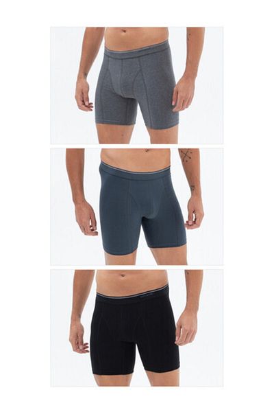 Blackspade Ανδρικό μπόξερ μαύρο Anthracite Melange Anthracite
