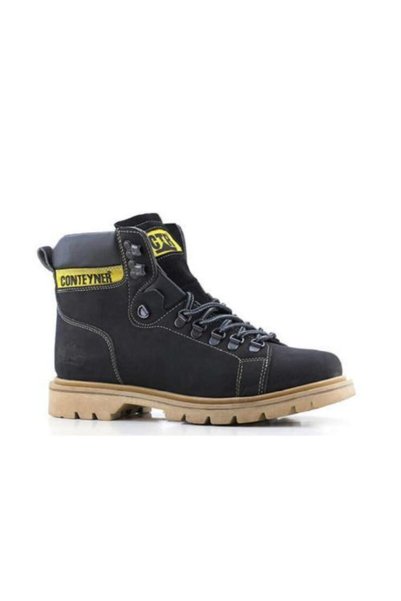 CONTEYNER Men's Black Winter Boots