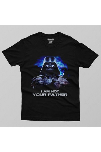 Crazy Tricou negru pentru bărbați Star Wars: Darth Vader Not Your Father