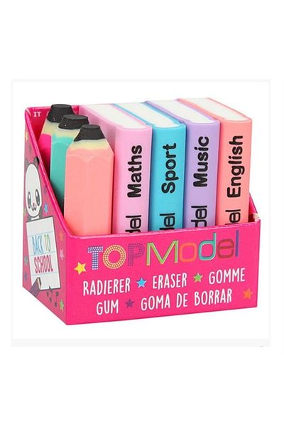 Top Model Eraser Set Mini Book