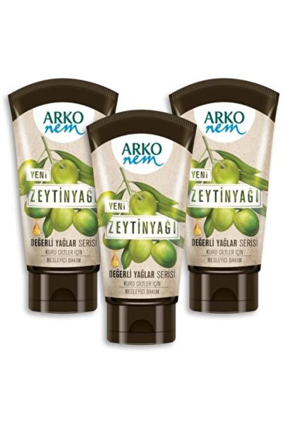 ARKO Nem Değerli Yağlar Zeytinyağlı Nemlendirici 3x60 ml