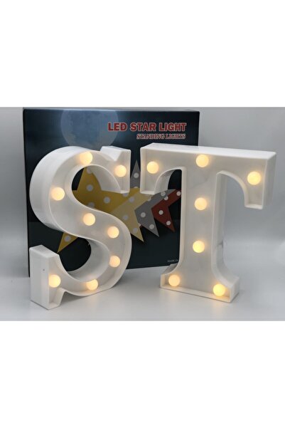 Doğuş Dogusdeco S Harfi Led Aydınlatma Harfler Led Işık Gece Lambası