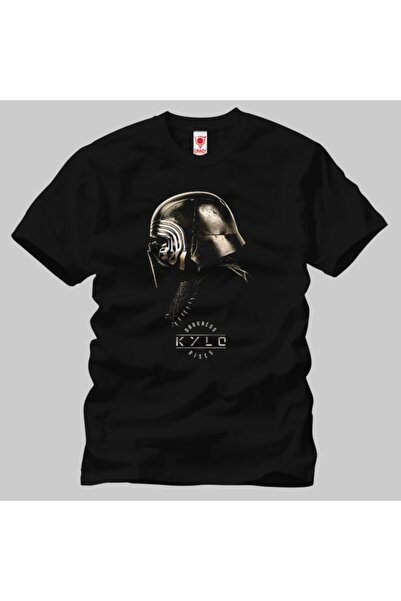 Crazy Muška crna majica sa profilom Kylo Rena iz Star Warsa