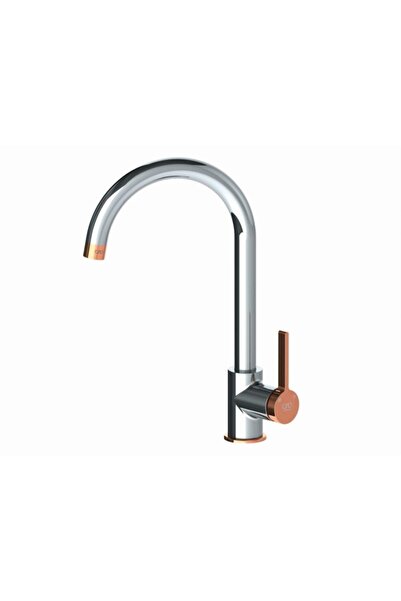 GPD Tek Gövde Eviye Bataryası Gildo Krom - Rose Gold Mte165-k-r