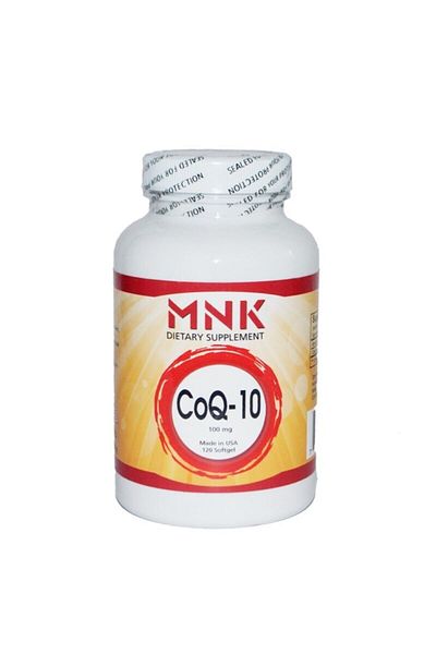 Mnk 100 ملغ من الإنزيم المساعد Q-10 120 كبسولة هلامية