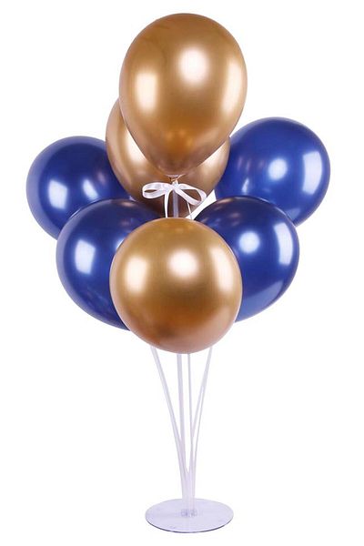 Partifabrik Μπλε Navy Gold Balloon Stand - Ζευγάρι