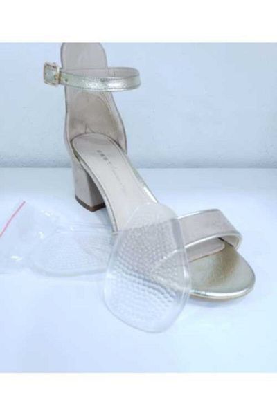 GÜVEN Women's Transparent Non-Slip Gel Silicone Sole 5 Pairs