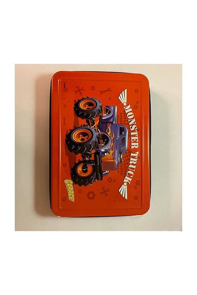 Dolphin Cem Monster Truck Garage Metal Pen Holder Art-71b