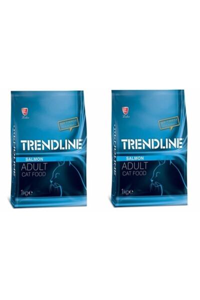 Trendline Somonlu Yetişkin Kedi Maması 1 kg 2 Paket