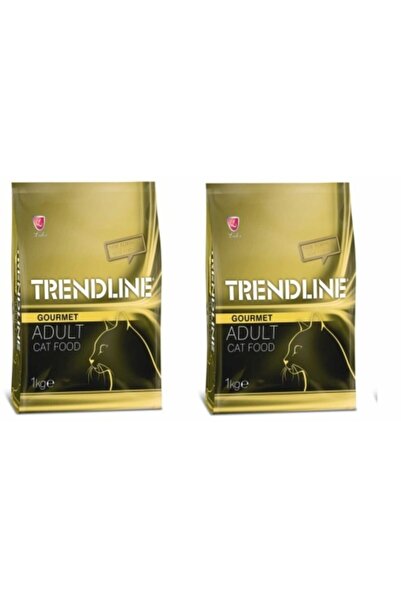 Trendline Gurme Karışık Yetişkin Kedi Maması 1 Kg X 2 Paket