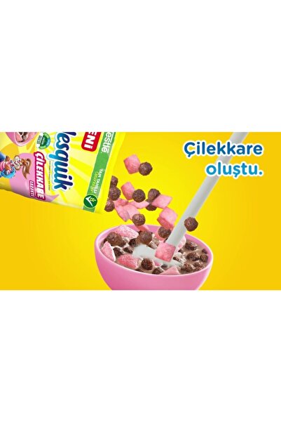 Nesquik Nestle Çilek Aromalı Tahıl Gevrek 310 gr