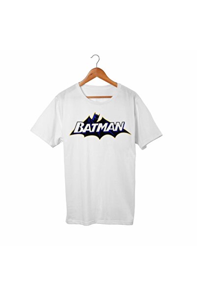 Alfa Tshirt تي شيرت أبيض للجنسين من باتمان