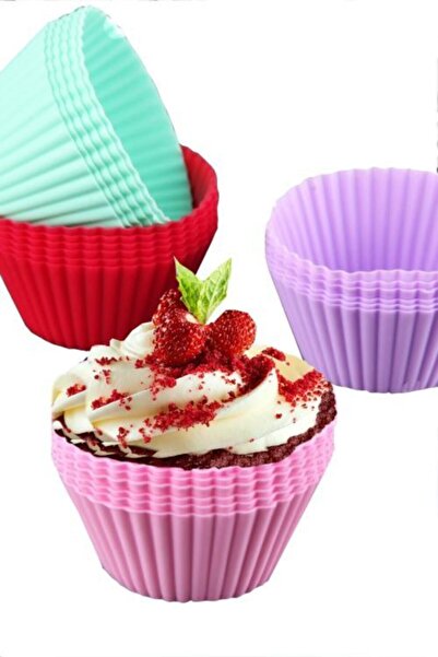 Evo Silicone Muffin and Cake Mold Conical 6 Pieces