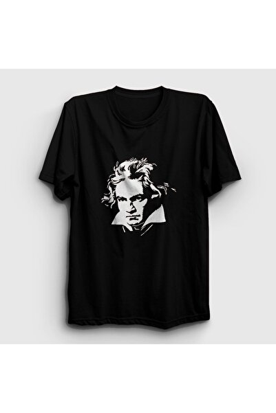 The Fame Unisex crna Ludwig Van Beethoven majica sa klasičnom muzikom