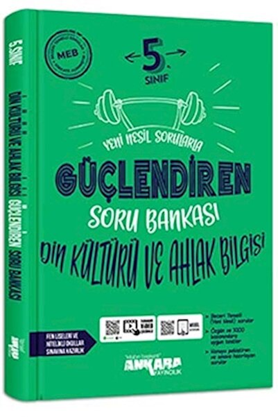 Ankara Yayınları Ankara Yay. 5.sınıf Güç.din Kültürü Ve Ahlak Bil.soru Bankası