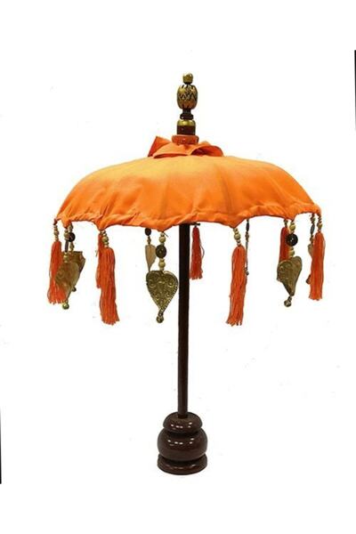 İkizler Dekoratif Şemsiye Turuncu