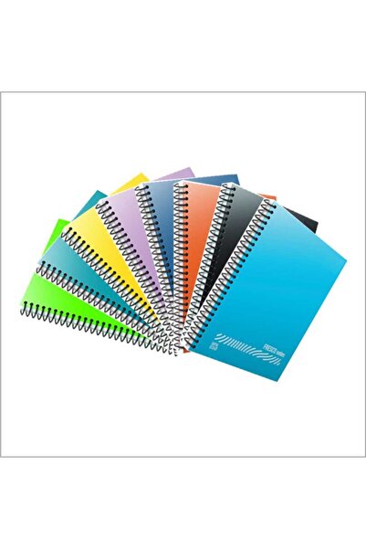 Gıpta Фреско (опаковка от 6) А4 96 листа 3 квадратни + 3 линии Пластмасова корица