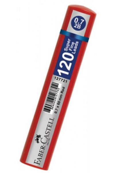 Faber Castell Flu Min 0.7 2b Red