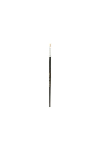 Bigpoint 358f Series White Natural Bristle Flat Cut Brush No: 2