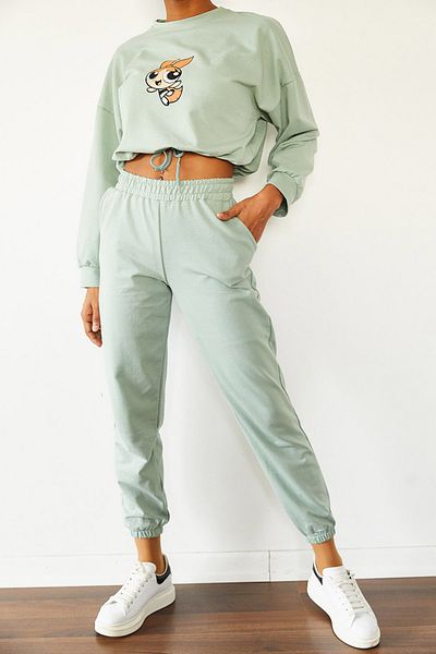 XHAN Sweatsuit - Green - Regular fit