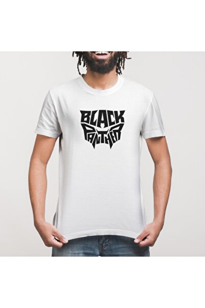 Crazy Ανδρικό μπλουζάκι Black Panther Panther Head Typography