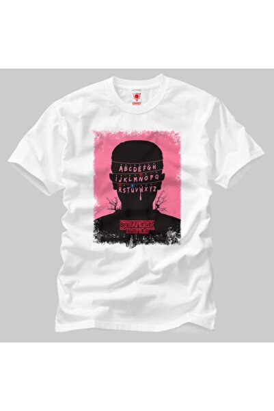 Crazy Stranger Things Головні літери Erkek Tişört