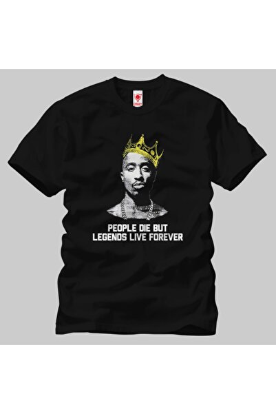 Crazy Tupac Shakur Legends Live Forever muška majica