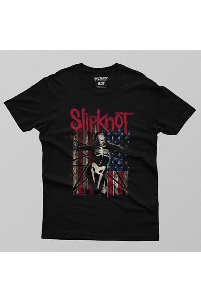 Crazy Slipknot - Αμερικάνικο γκοθικό ανδρικό μπλουζάκι