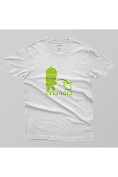 Crazy Ανδρικό μπλουζάκι Android Pissed
