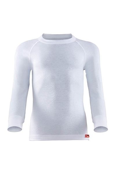 Blackspade Tricou alb termic cu mânecă lungă pentru copii unisex 9265