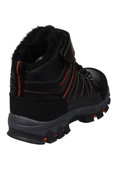 M.P. Mp One Παιδικά ψηλά παπούτσια Trekking Velcro καφέ 202-5640ft 600